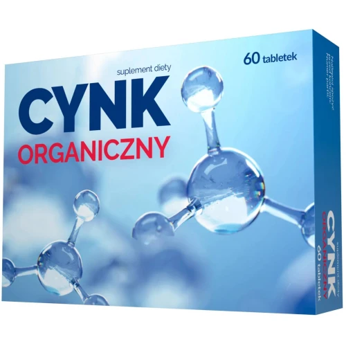 Erbafarm Cynk Organiczny, 60 tabletek - Cynk w formie dobrze przyswajalnego glukonianu - 1