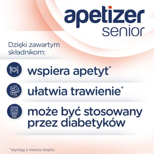 Apetizer Senior, syrop 240 ml - Zioła i witaminy wzmagają wydzielanie soków trawiennych - 2