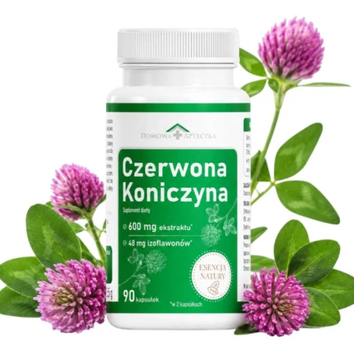 Domowa Apteczka Czerwona Koniczyna, 90 kapsułek - Naturalne fitoestrogeny dla kobiet w okresie menopauzy - 1