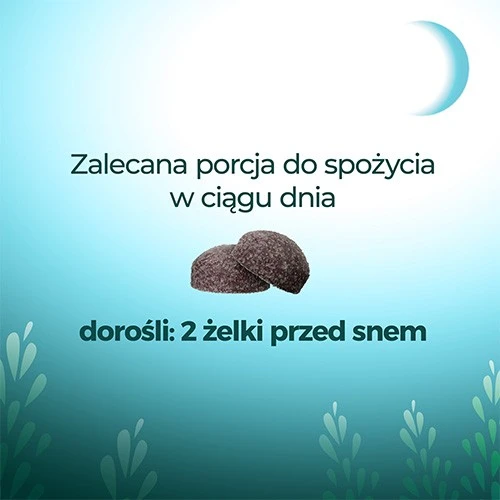 Sentino Natura o smaku owoców leśnych, 30 żelek - Wsparcie zasypiania i nocnego wypoczynku - 3