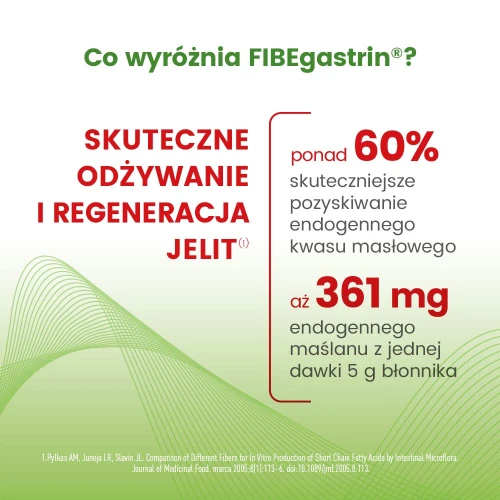 FIBEgastrin, proszek 150 g - Rozpuszczalny błonnik prebiotyczny wspierający fizjologiczną pracę jelit - 4
