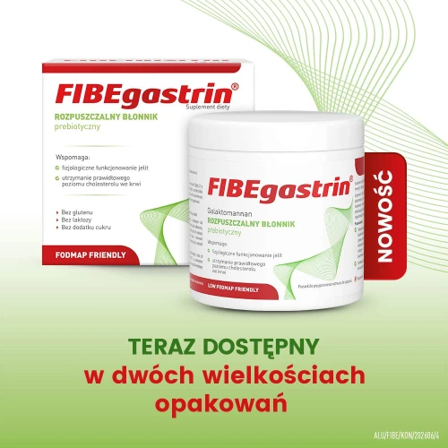 FIBEgastrin, proszek 150 g - Rozpuszczalny błonnik prebiotyczny wspierający fizjologiczną pracę jelit - 7