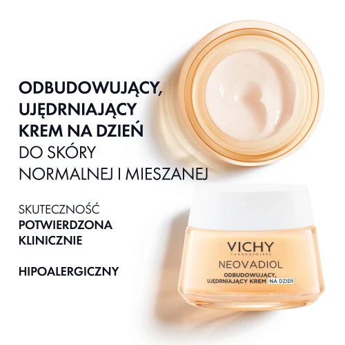 Vichy Neovadiol Odbudowujący, ujędrniający, krem na dzień, 50 ml - Przywraca owal twarzy, dla kobiet po 45. roku życia - 2