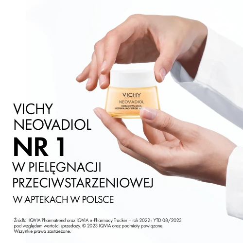 Vichy Neovadiol Odbudowujący, ujędrniający, krem na dzień, 50 ml - Przywraca owal twarzy, dla kobiet po 45. roku życia - 4