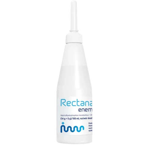 Rectanal Enema (14 g+5 g)/100 ml, roztwór doodbytniczy, 150 ml - Na doraźne zaparcia i przed zabiegiem - 2