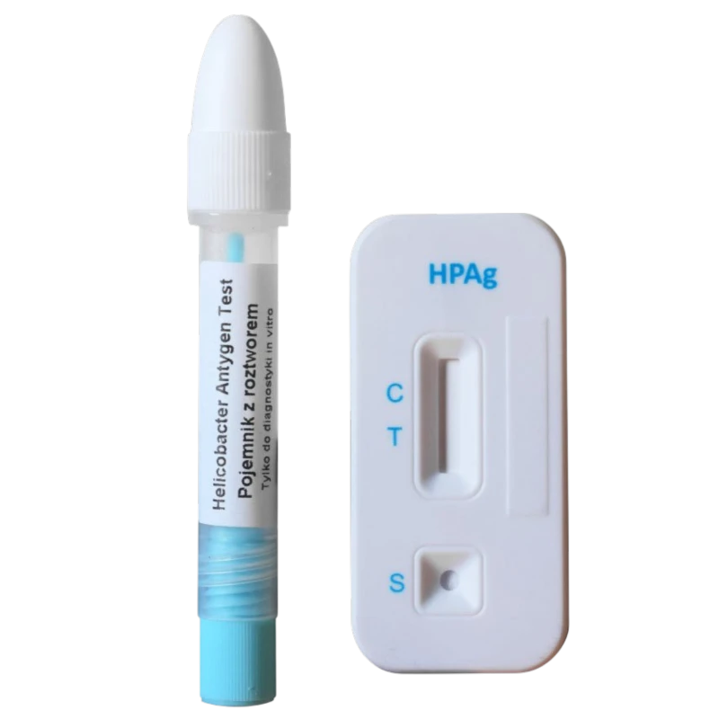 Test Helicobacter Antygen z kału, 1 sztuka - Domowy test z kału na antygen H. pylori - 1