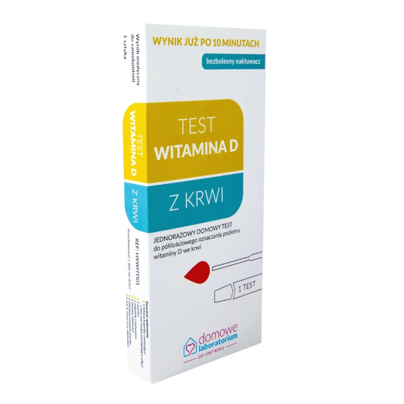 Test Witamina D z krwi, 1 sztuka -  Do samokontroli poziomu witaminy D - 2