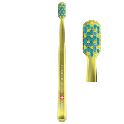 Curaprox CS 5460 Health & Happiness Edition, ultra soft, szczoteczka do zębów, 2 sztuki - Dla osób dorosłych z wrażliwymi zębami i problemami z dziąsłami - 1