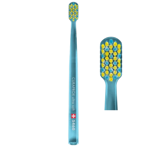 Curaprox CS 5460 Health & Happiness Edition, ultra soft, szczoteczka do zębów, 2 sztuki - Dla osób dorosłych z wrażliwymi zębami i problemami z dziąsłami - 2