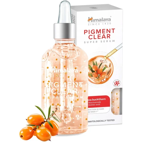 Himalaya Pigment Clear Super Serum Rozjaśniające serum do twarzy, 30 ml - Na przebarwienia i nierówny koloryt skóry - 1