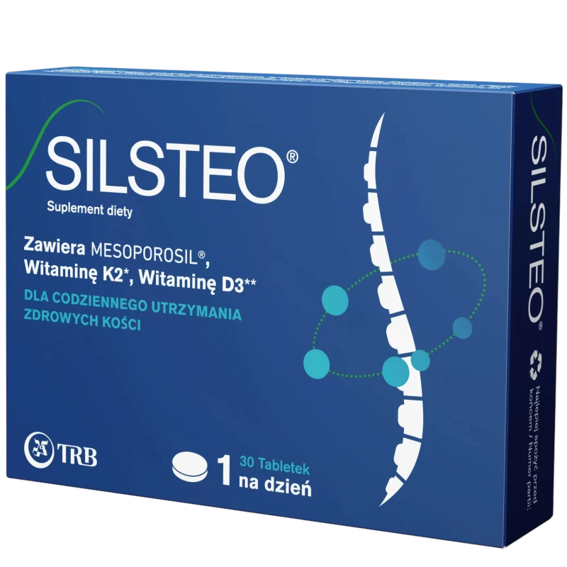 Silsteo, 30 tabletek - Kompleks z przyswajalnym krzemem, D3 i K2 – wsparcie zdrowia kości - 2