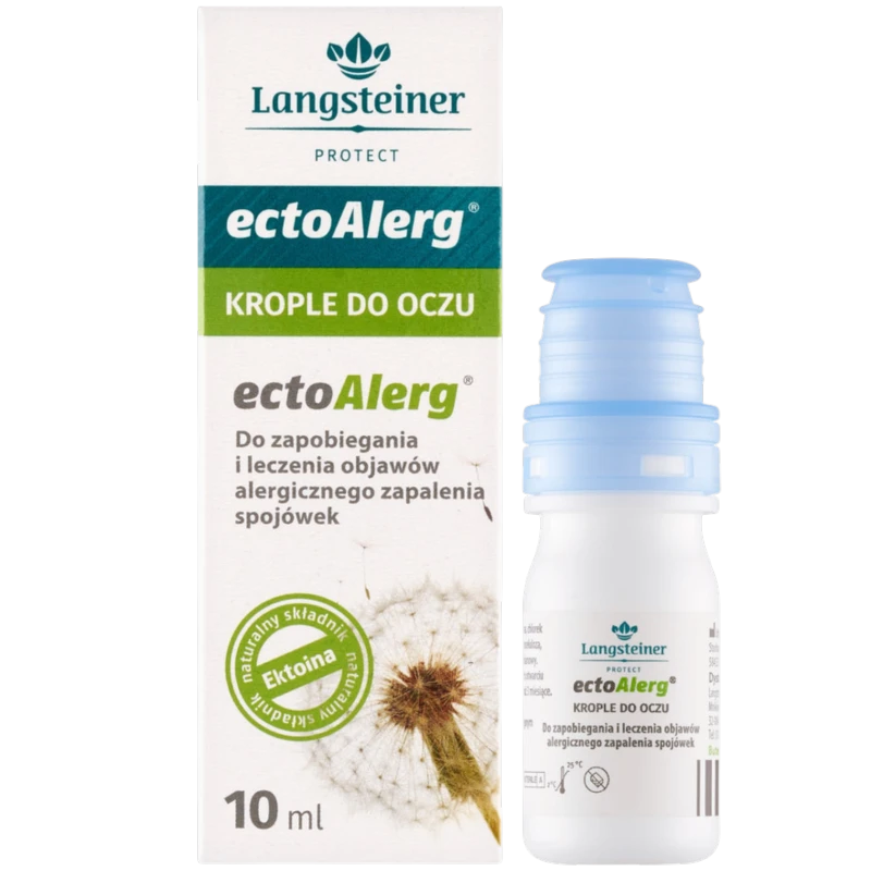 EctoAlerg, krople do oczu 10 ml - Łagodzą swędzenie, zaczerwienienie oczu - 1