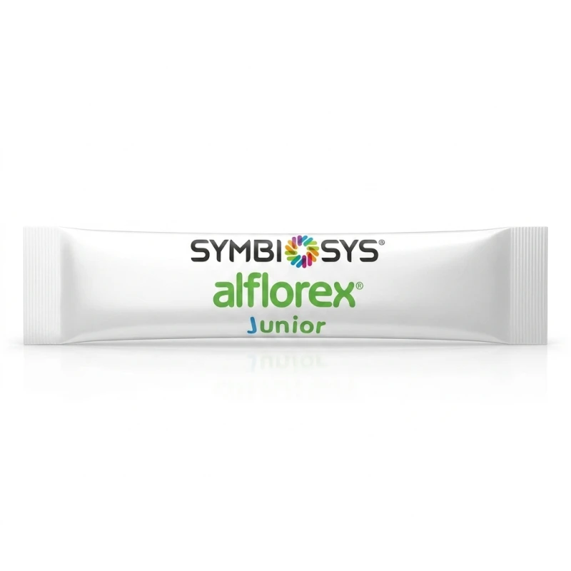 Symbiosys Alflorex IBS Junior, 30 saszetek - Wspomaga łagodzenie wzdęć i bólów brzuch u dzieci z zespołem jelita IBS - 2