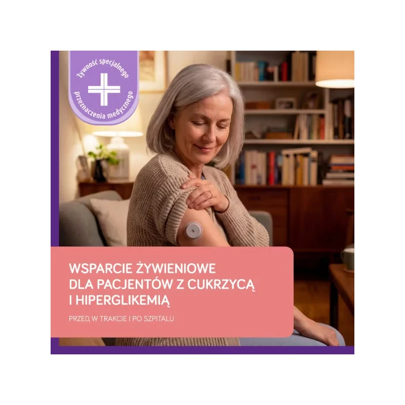 Nutridrink Diasip, smak truskawkowy, 4 x 200 ml - Kompletna dieta bogata w błonnik dla osób z cukrzycą - 5
