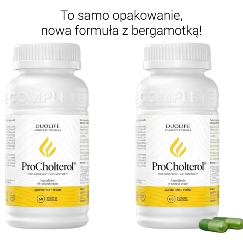 DuoLife ProCholterol, 60 kapsułek - Naturalny ekstrakt z czosnku, amli i bergamoty - 1