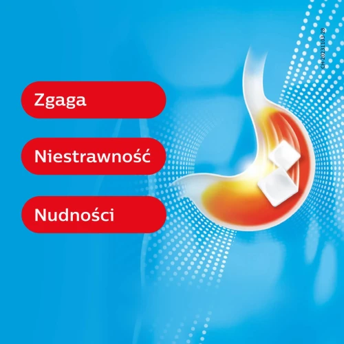 Rennie Antacidum, 48 tabletek do ssania - Zobojętniają nadmiar kwasu solnego w żołądku - 1