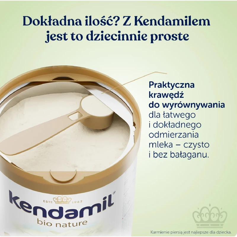 Kendamil BIO Nature 1 Mleko początkowe, 800 g - Dla niemowląt od urodzenia, bez oleju palmowego i rybiego - 3