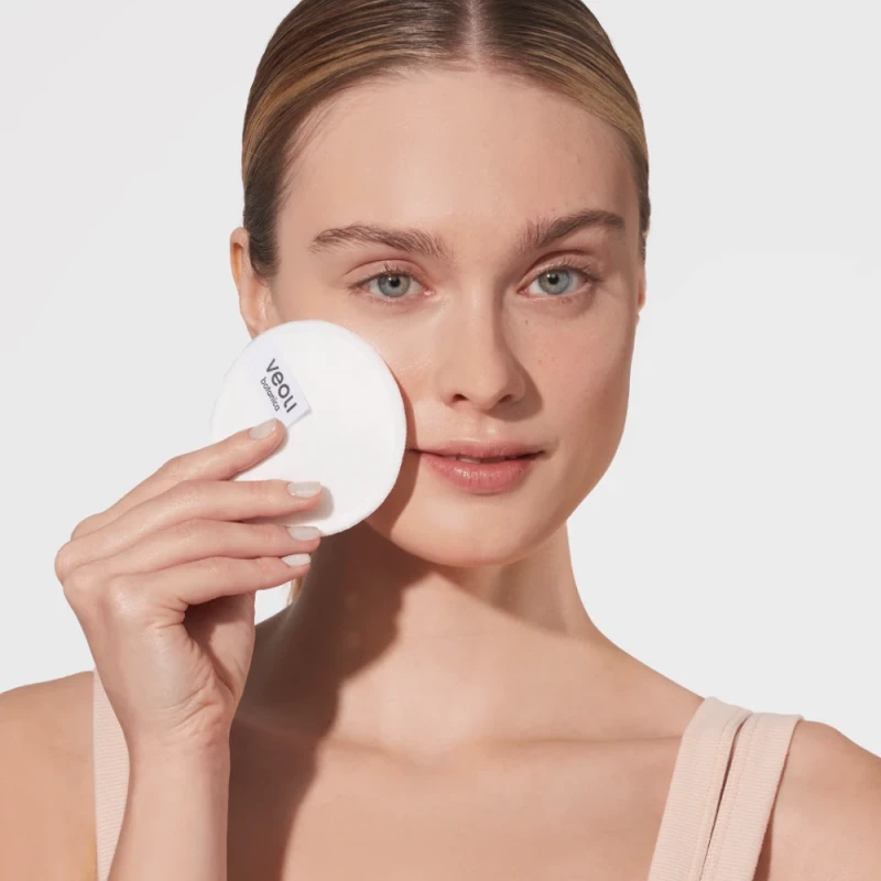 Veoli Botanica Remove & ReLove, bambusowe płatki kosmetyczne, 7 sztuk - Wielorazowe do delikatnego demakijażu - 3