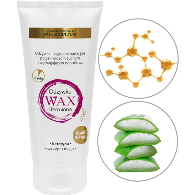 Wax Pilomax Hermiona, odżywka magicznie nadająca połysk,  200ml - Do włosów suchych wymagających odbudowy - 2
