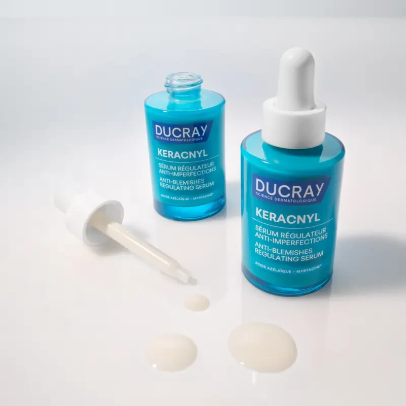 Ducray Keracnyl, serum regulujące przeciw niedoskonałościom, 30 ml - Pomaga regulować nasilenie zmian trądzikowych - 3
