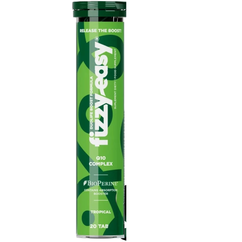 DuoLife Fizzy Easy Q10 Complex, 20 tabletek musujących - Kompleks Q10 z resweratrolem i witaminami - 2