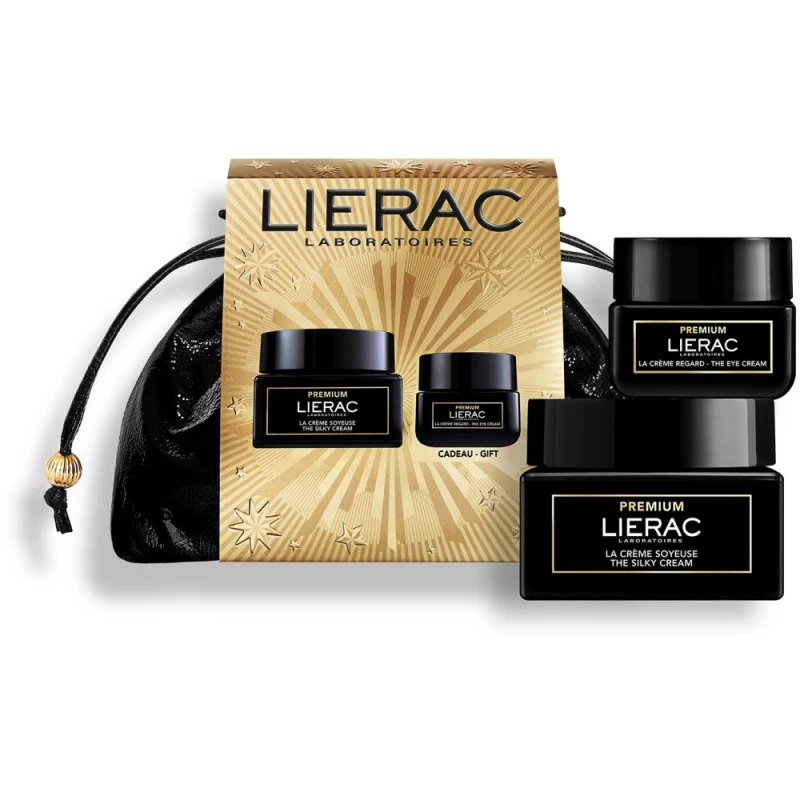 Lierac Premium Zestaw - jedwabisty krem, 50 ml + krem pod oczy, 20 ml - Do skóry normalnej i mieszanej - 1