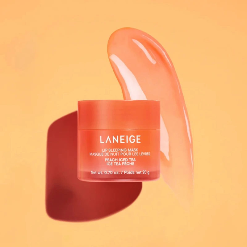 Laneige Lip Sleeping Mask Peach Ice Tea, 20 g - Z masłem shea, murumuru i olejem kokosowym - 2