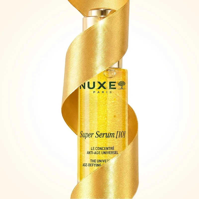 Nuxe Super Serum [10] The Exellence of Skincare Zestaw - serum, 30 ml + koncentrat pod oczy, 15 ml + masażer, 1 sztuka - Pielęgnacja ujędrniająca i wygładzająca - 1