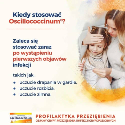 Boiron Oscillococcinum granulki, 6 dawek - Granulki homeopatyczne  na objawy przeziębienia i grypy - 2