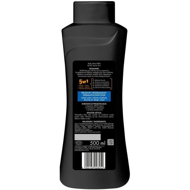 Biały Jeleń Men Łagodzenie Żel do ciała 5w1, 500 ml - Do mycia włosów i ciała - 1