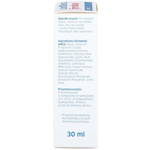 LaciBios femina, żel 30 ml  - Do codziennej pielęgnacji skóry okolic intymnych  - 3
