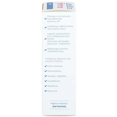 LaciBios femina, żel 30 ml  - Do codziennej pielęgnacji skóry okolic intymnych  - 4