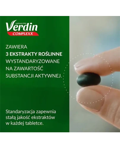 Verdin Complexx,  30 tabletek powlekanych - Z kurkumą, karczochem i rozmarynem, które wspierają pracę wątroby i dróg żółciowych - 2