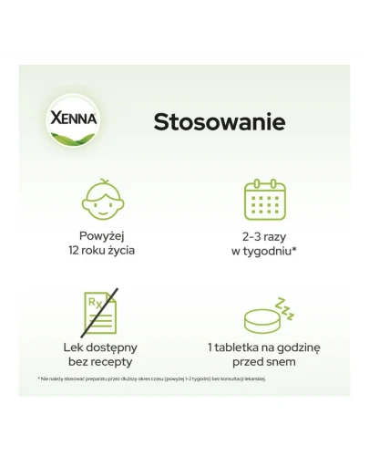 Xenna Extra Comfort tabletki dojelitowe, 10 sztuk - Do stosowania w doraźnym leczeniu zaparć - 2