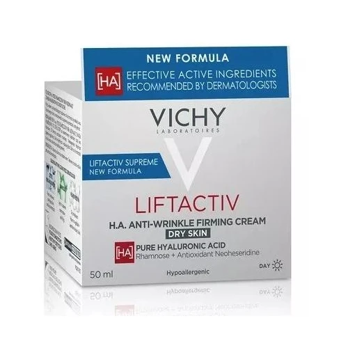 Vichy Liftactiv H.A. skóra sucha, krem na dzień, 50 ml - Ujędrniający, przeciwzmarszkowy z  kwasem hialuronowym  - 1