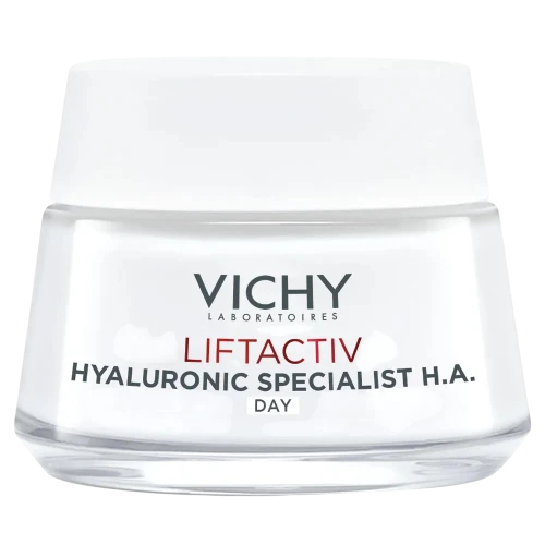 Vichy Liftactiv Hyaluronic Specialist H.A. skóra sucha, krem na dzień, 50 ml - Ujędrniający, przeciwzmarszkowy z  kwasem hialuronowym  - 1