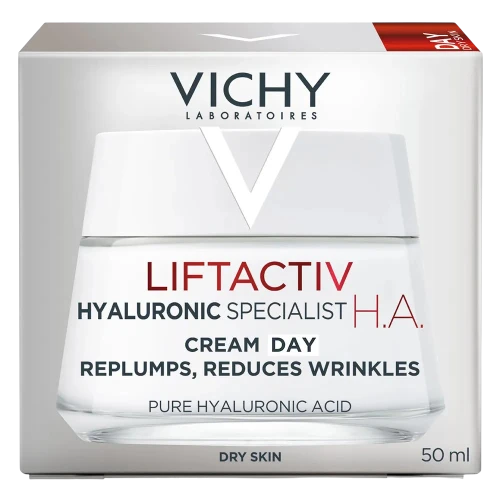 Vichy Liftactiv Hyaluronic Specialist H.A. skóra sucha, krem na dzień, 50 ml - Ujędrniający, przeciwzmarszkowy z  kwasem hialuronowym  - 2
