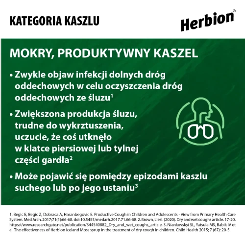Herbion na kaszel mokry, 7 mg/ ml, syrop, 150 ml - Syrop z suchym wyciągiem z liści bluszczu - 1