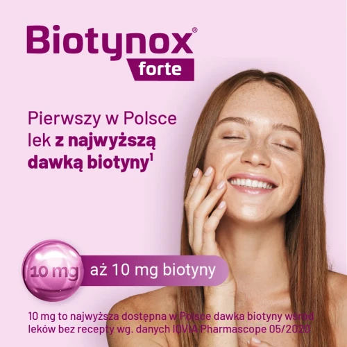 Biotynox Forte 10 mg, 30 tabletek - Uzupełnia niedobory, wzmacnia włosy i paznokcie - 2