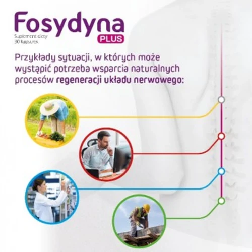 Fosydyna Plus, 30 kapsułek - Suplement diety z urydyną i witaminami z grupy B - 1