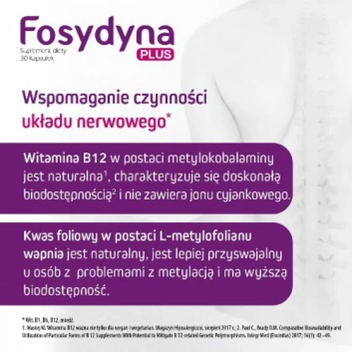 Fosydyna Plus, 30 kapsułek - Suplement diety z urydyną i witaminami z grupy B - 4