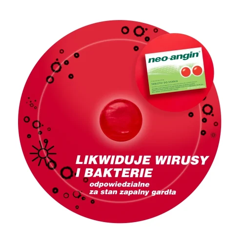Neo-angin, 24 tabletki do ssania - O działaniu antyseptycznym na stan zapalny jamy ustnej i gardła - 4