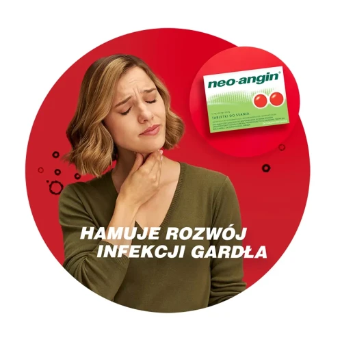 Neo-angin, 24 tabletki do ssania - O działaniu antyseptycznym na stan zapalny jamy ustnej i gardła - 5