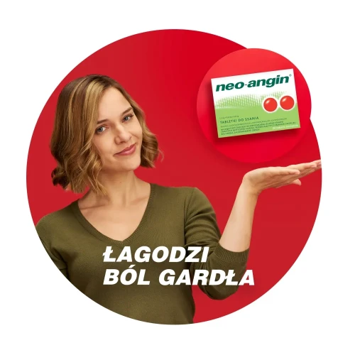 Neo-angin, 24 tabletki do ssania - O działaniu antyseptycznym na stan zapalny jamy ustnej i gardła - 6