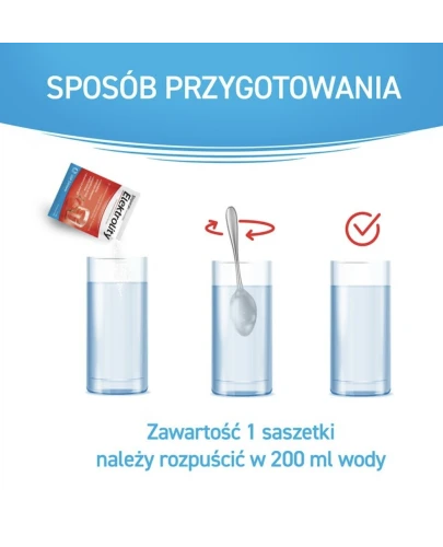 Stoperan Elektrolity smak truskawkowy, 7 saszetek - Proszek do rozpuszczania w wodzie, dla dzieci od 3. roku życia i dorosłych z biegunką - 5