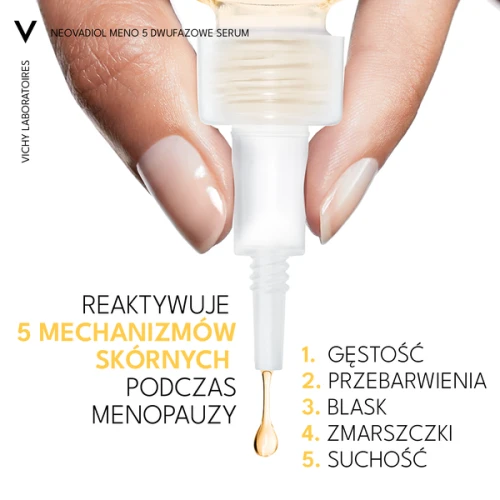 Vichy Neovadiol Meno 5 dwufazowe serum, 30 ml - Wygładza i ujędrnia, do każdego typu cery dojrzałej - 3