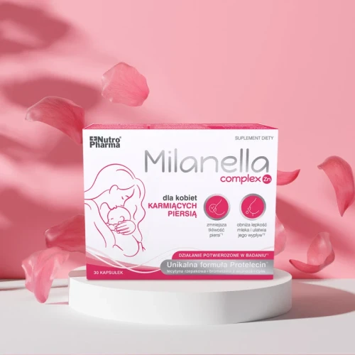 Milanella Complex Zn, 30 kapsułek - Z lecytyną rzepakową, cynkiem oraz bromelainą - 2