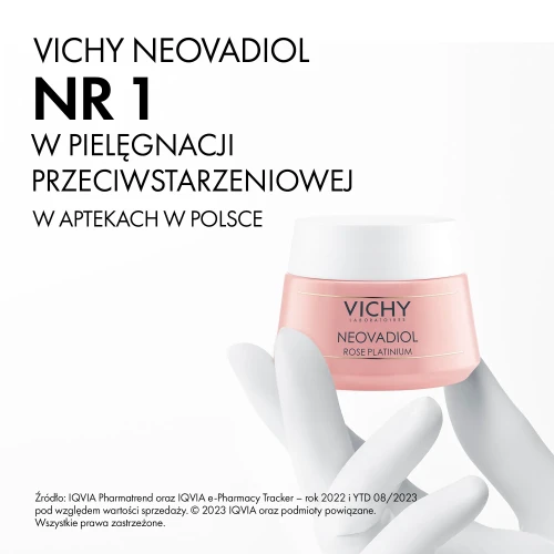 Vichy Neovadiol Rose Platinium krem do twarzy na dzień, 50 ml - Wzmacniająco-rewitalizujący dla skóry dojrzałej pozbawionej blasku. - 5