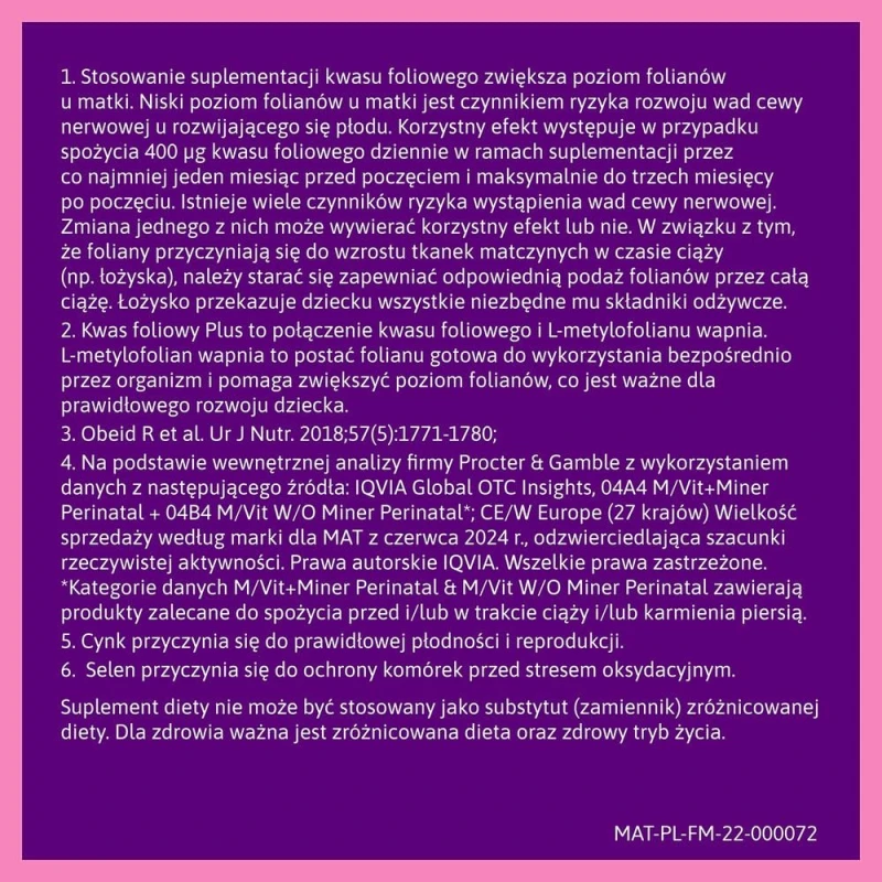 Femibion 0 Planowanie ciąży, 28 tabletek - Kwas foliowy i witaminy – przygotowanie organizmu kobiety do ciąży - 8