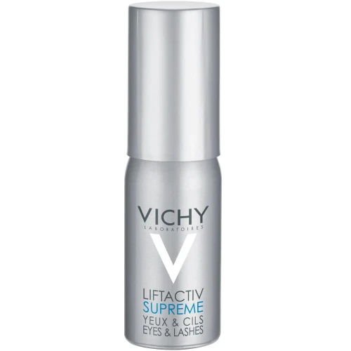 Vichy Liftactiv, serum 10, oczy i rzęsy, 15 ml - Rozświetla i przywraca młode spojrzenie - 1